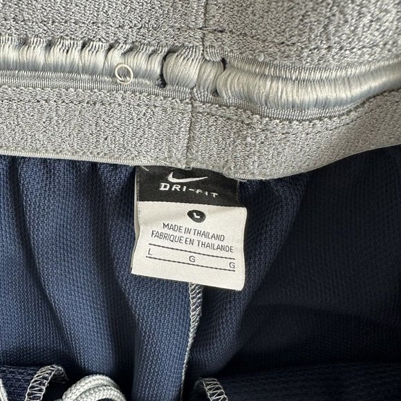 Y2K Nike Basketball Shorts Blue‎ Men Size Large Gym Athletic Active Training - Picture 7 of 8